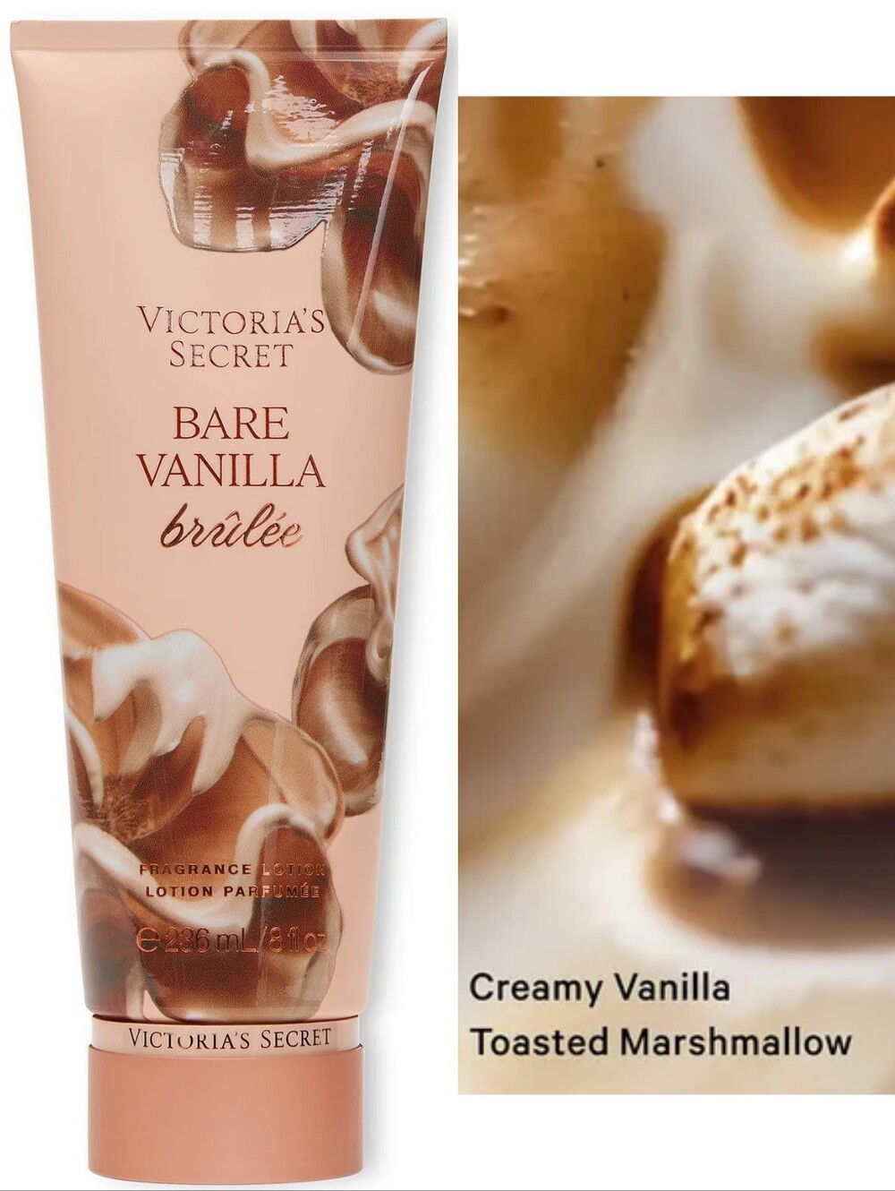 Victoria's Secret Bare Vanilla Brulee Fragrance Body Lotion 8oz NEW Rare